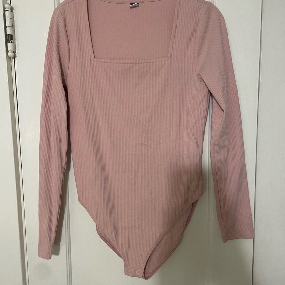 Pink Long Sleeve Bodysuit
